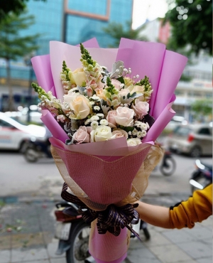 hoa bo phong cach han quoc