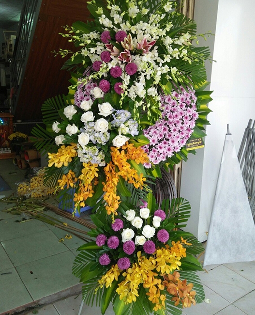 Điện hoa chuyên cung cấp hoa tươi chia buồn, hoa đám viếng Khánh Hòa rẻ nhất